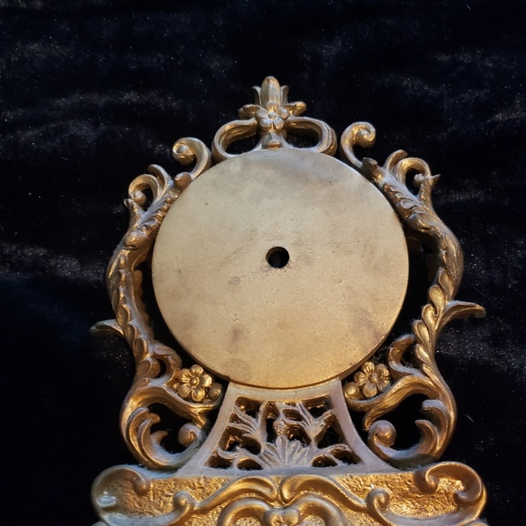 Gold table clock - Picture 3 of 3